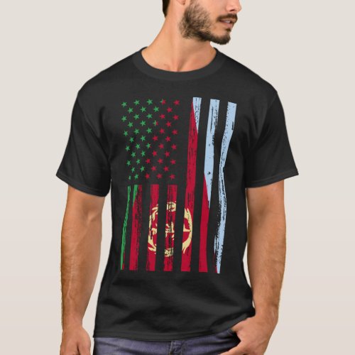 Eritrea Flag America US It is in my DNA  for Eritr T_Shirt