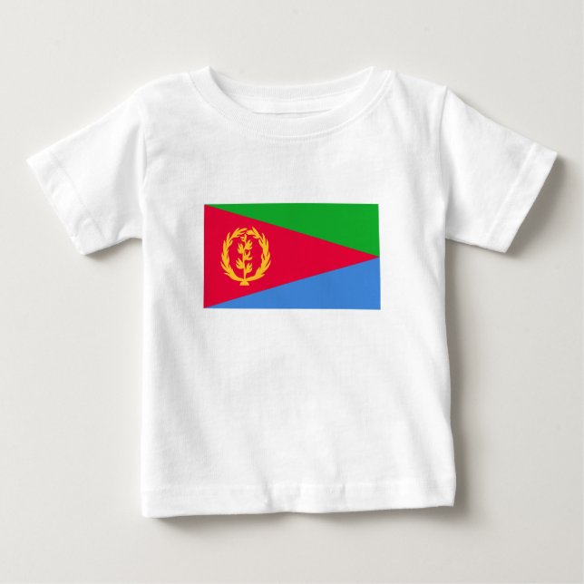 Eritrea Flag Baby T-Shirt (Front)