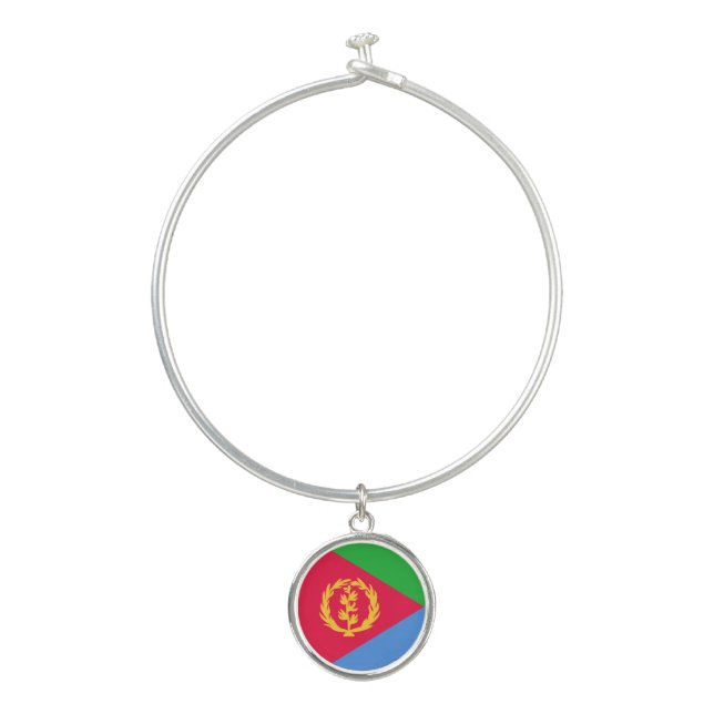 Eritrea Flag Bangle Bracelet (Front)