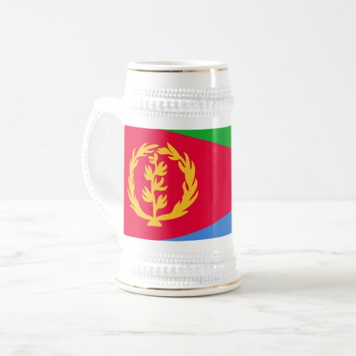 Eritrea Flag Beer Stein
