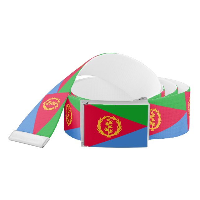 Eritrea Flag Belt (Snake)