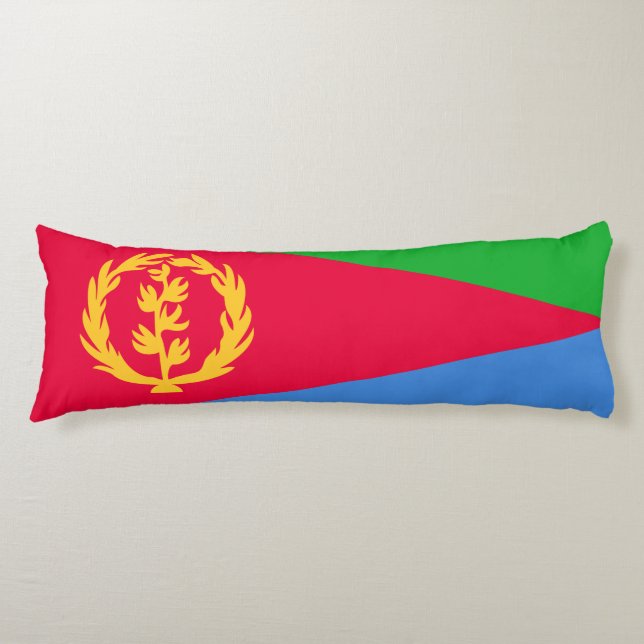 Eritrea Flag Body Pillow (Front)