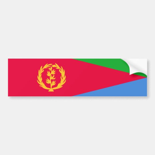 Eritrea Flag Bumper Sticker
