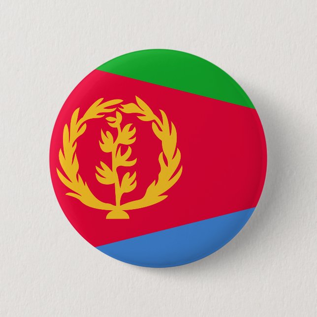 Eritrea Flag Button (Front)