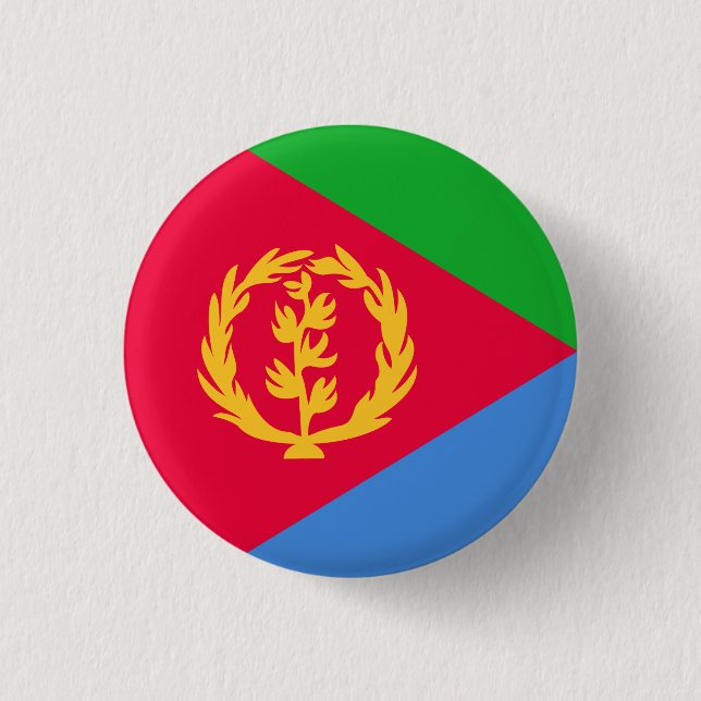 Eritrea Flag Button (Front)
