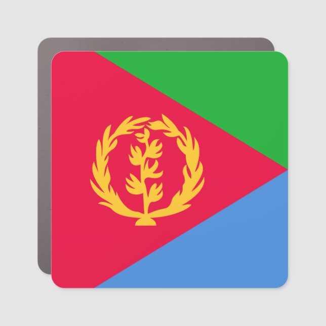 Eritrea Flag Car Magnet (Front)