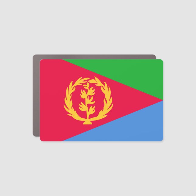 Eritrea Flag Car Magnet (Front)