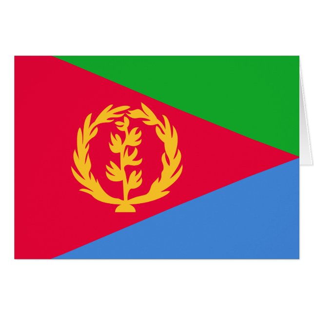 Eritrea Flag Cards (Front Horizontal)