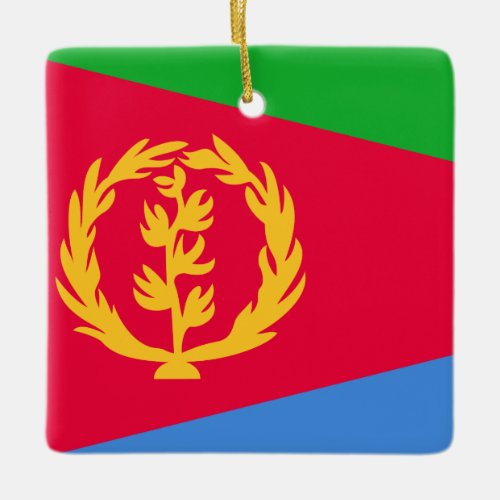 Eritrea Flag Ceramic Ornament