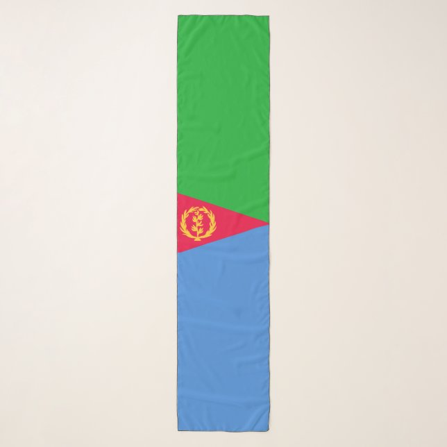 Eritrea flag chiffon Scarf (Front)