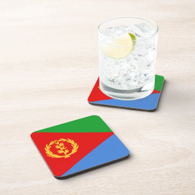 Eritrea Flag Coaster (Right Side)
