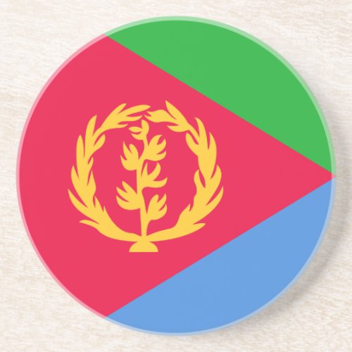 Eritrea Flag Coaster