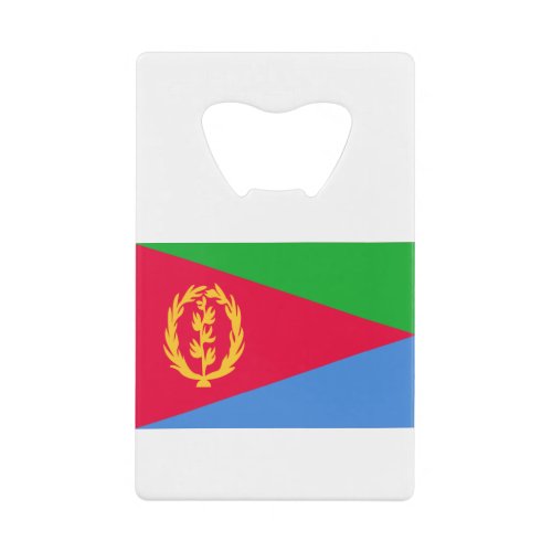 Eritrea Flag Credit Card Bottle Opener