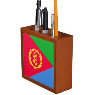Eritrea Flag Desk Organizer