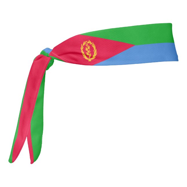 Eritrea Flag Elegant Patriotic Tie Headband (Rotate 270)