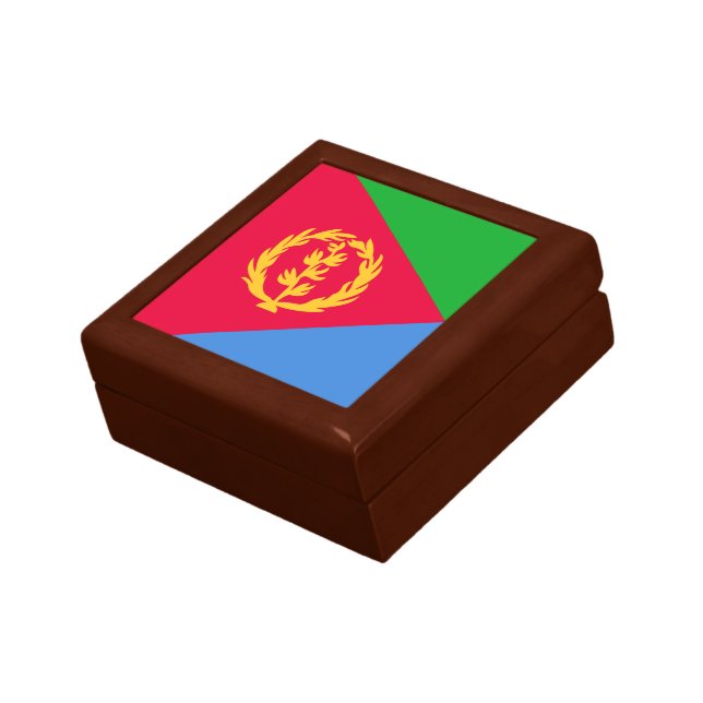 Eritrea Flag Gift Box (Side)