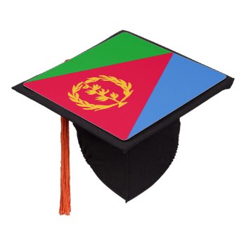 Eritrea Flag Graduation Cap Topper by wowsmiley at Zazzle