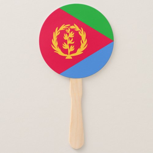 Eritrea Flag Hand Fan