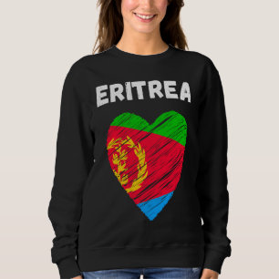 Eritrea Flag Holiday Eritrea Heart Eritrean Flag Sweatshirt