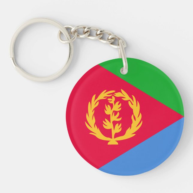 Eritrea Flag Keychain (Front)