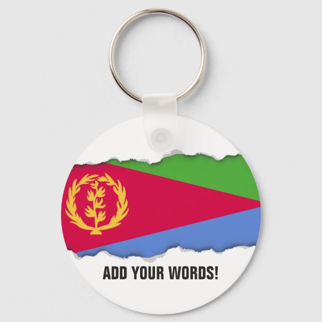 Eritrea Flag Keychain (Front)