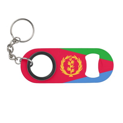 Eritrea Flag Keychain Bottle Opener