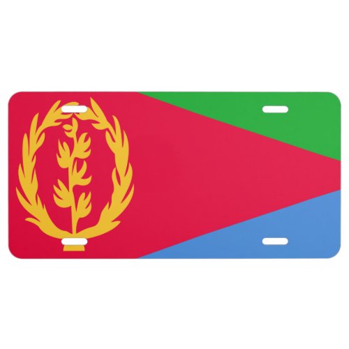 Eritrea Flag License Plate