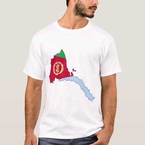 Eritrea flag map T_Shirt