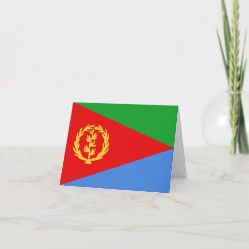Eritrea Flag Notecard