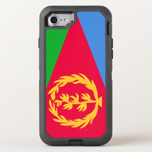 Eritrea Flag Otterbox iPhone Case (Back)