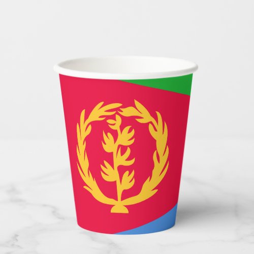Eritrea Flag Paper Cups