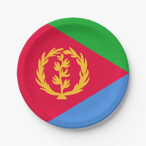 Eritrea Flag Paper Plates
