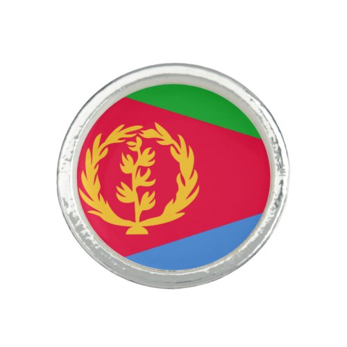 Eritrea flag Photo Ring