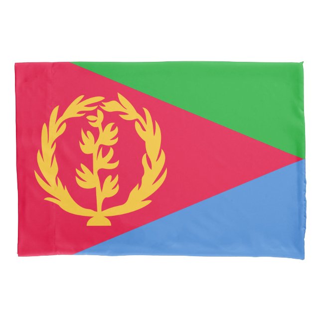 Eritrea Flag Pillow Case (Front)