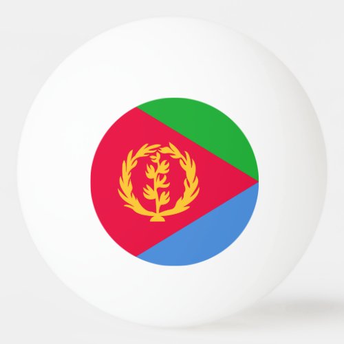 Eritrea Flag Ping Pong Ball