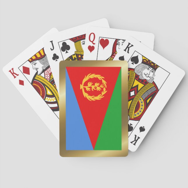 Eritrea Flag Playing Cards (Back)