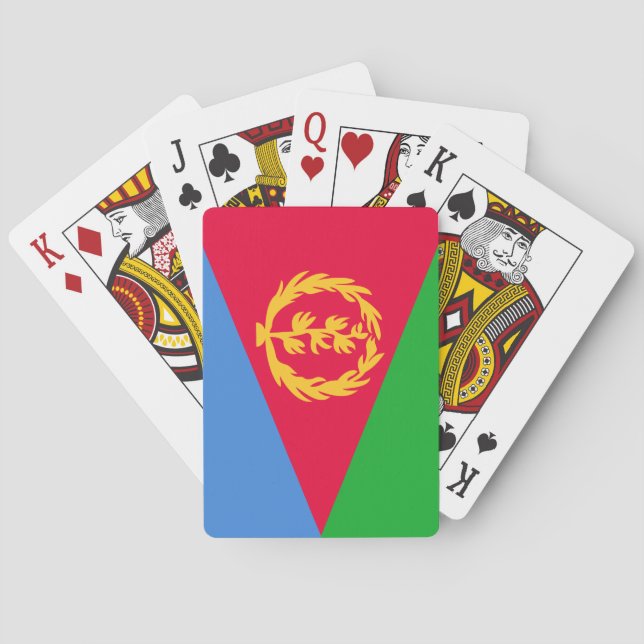Eritrea Flag Poker Cards (Back)
