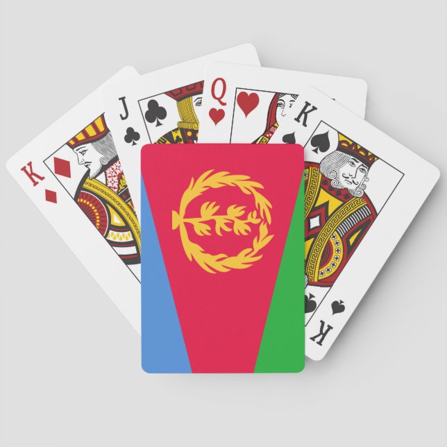 Eritrea Flag Poker Cards (Back)