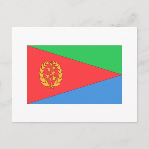 Eritrea Flag Postcard