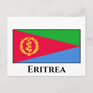 Eritrea Flag Postcard