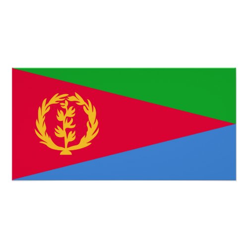Eritrea Flag Poster