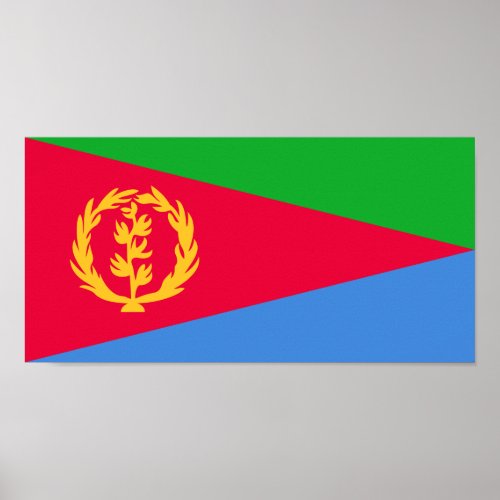 Eritrea Flag Poster