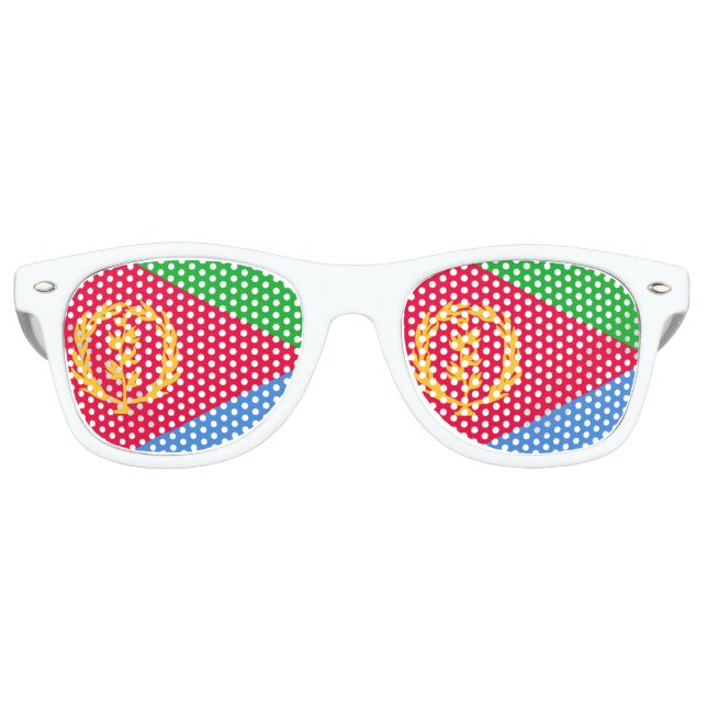 Eritrea Flag Retro Sunglasses (Front)