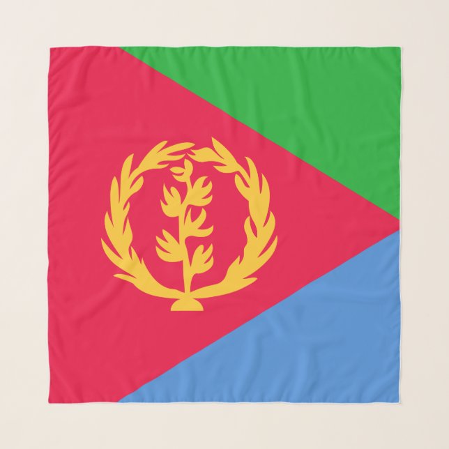 Eritrea Flag Scarf (Front)
