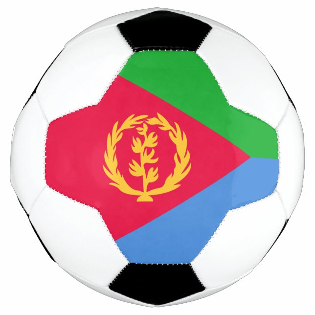 Eritrea Flag Soccer Ball (Front)