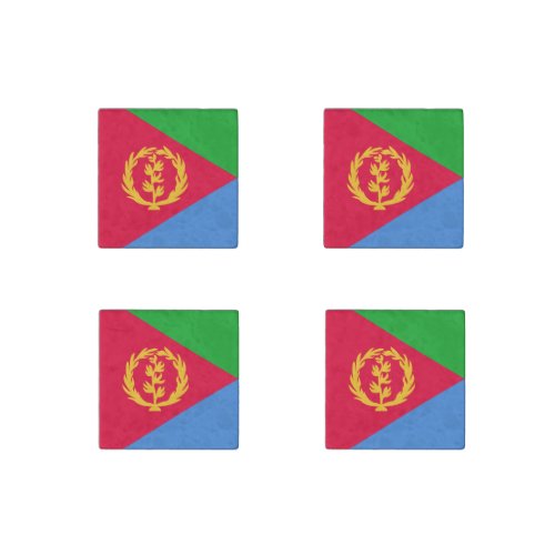 Eritrea Flag Stone Magnet