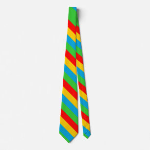 Eritrea flag stripes country symbol pattern lines neck tie