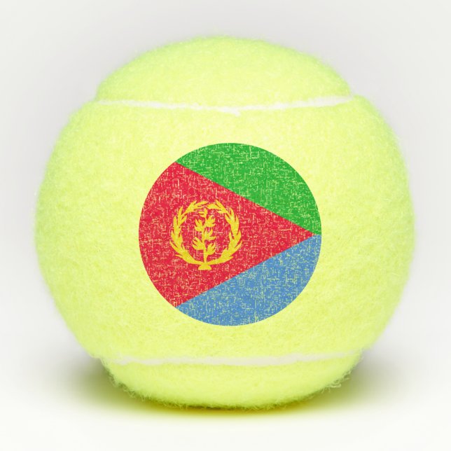 Eritrea flag tennis balls (Front)