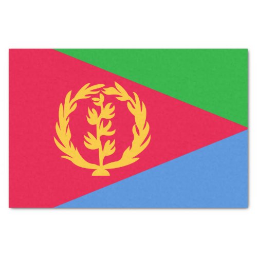 Eritrea Flag Tissue Paper