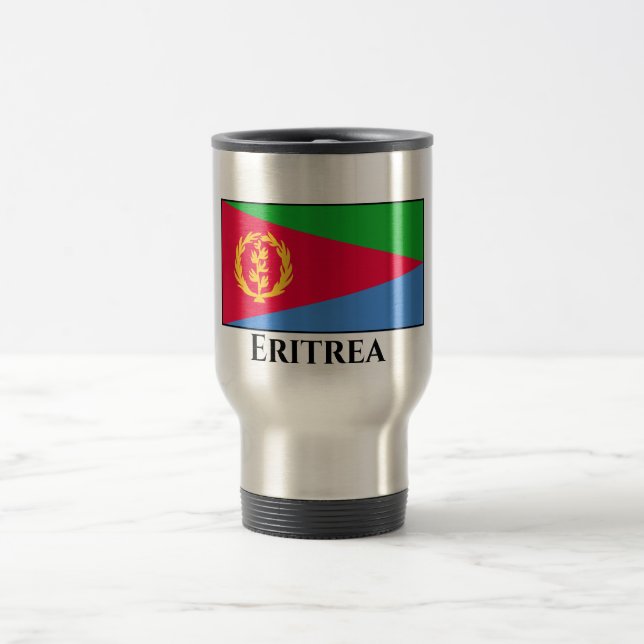 Eritrea Flag Travel Mug (Center)